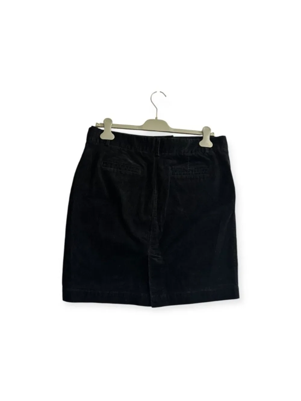 J. Crew Stretch Corduroy Skirt, Size 12P, Black